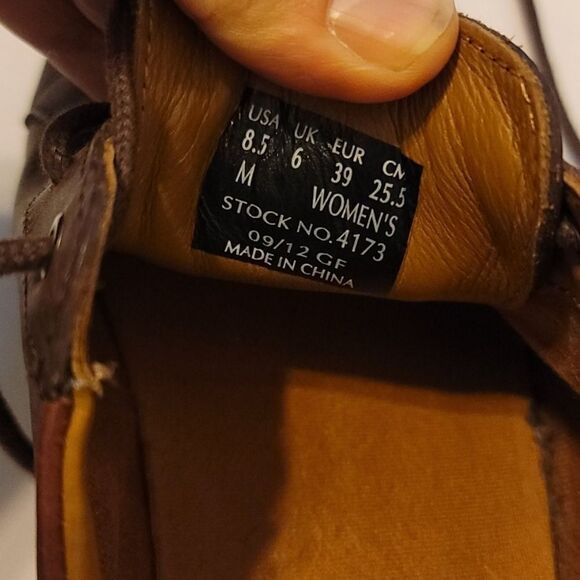 RED WING 4173 SIZE 8.5 BROWN OXFORDS WOMEN - Picture 8 of 9